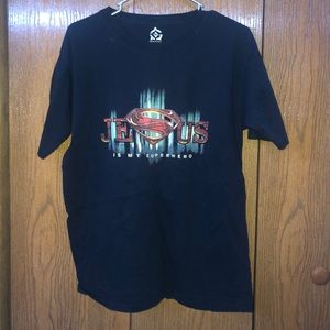 Jesus is my super here t-shirt !